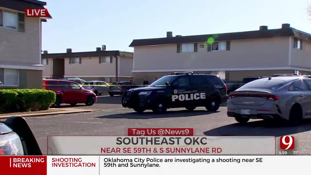 1 Shot In Southeast Oklahoma City, Police Searching For Suspect