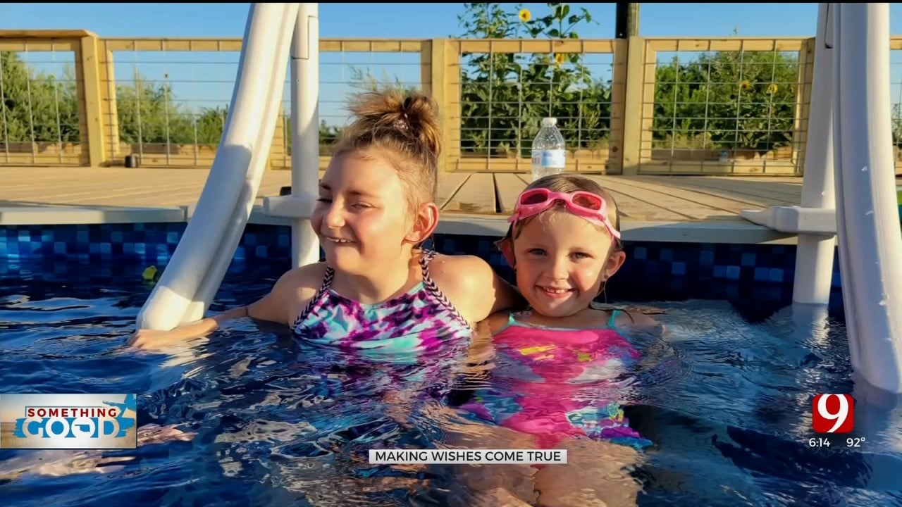 Wish Granted: Yukon 7-Year-Old Given Pool Through Make-A-Wish