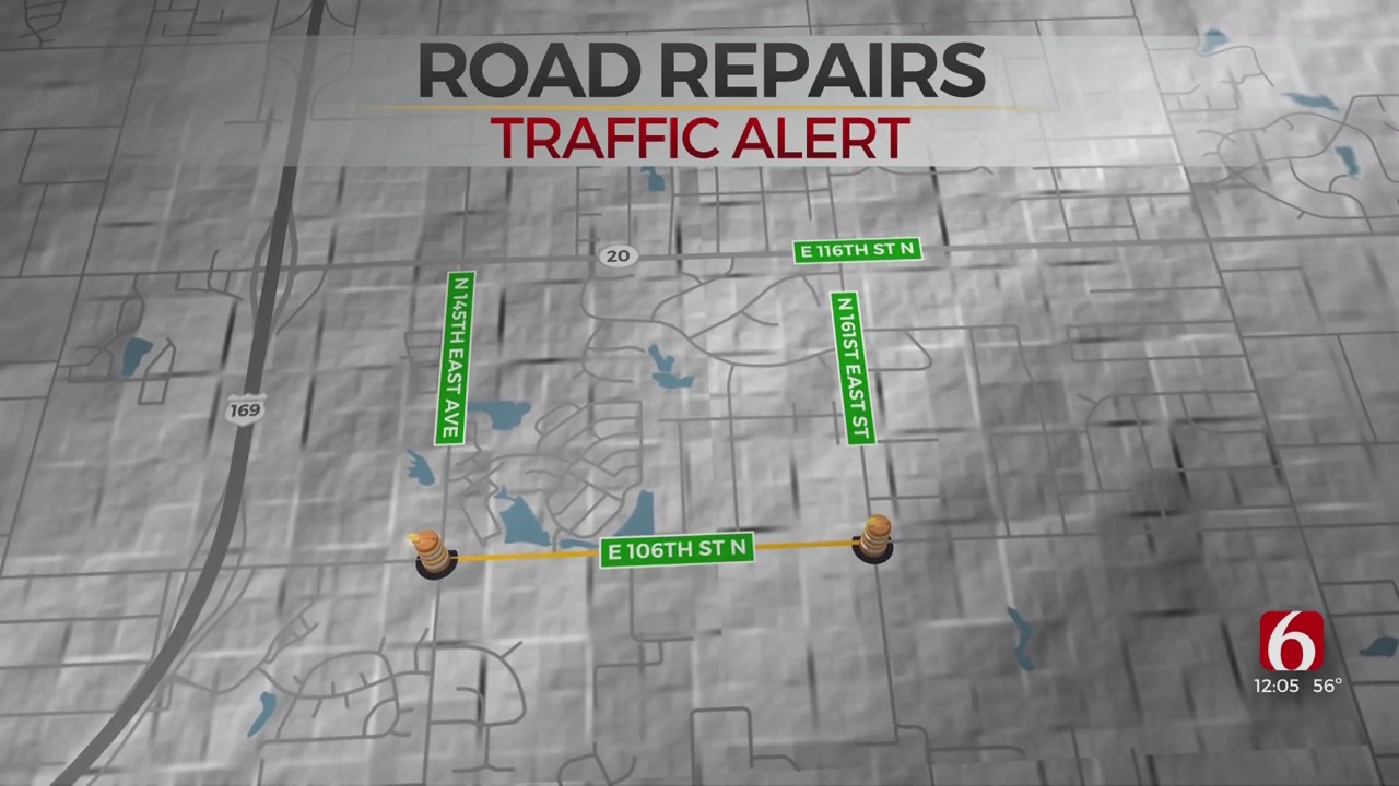 Road Work In Owasso Begins On E. 106th St. N.