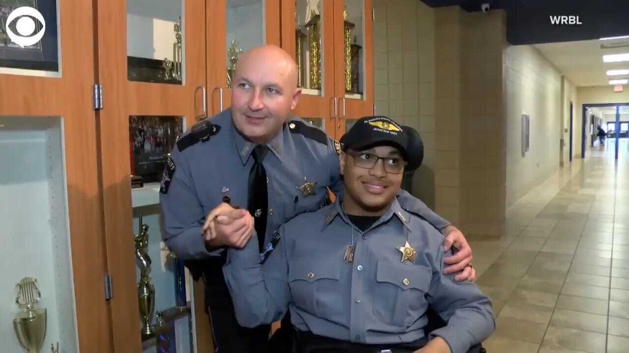 WATCH: High School Student Becomes Honorary Police Officer