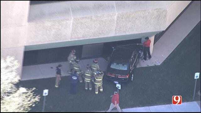 WEB EXTRA: Car Crashes Into Building At Mercy Hospital Health Complex
