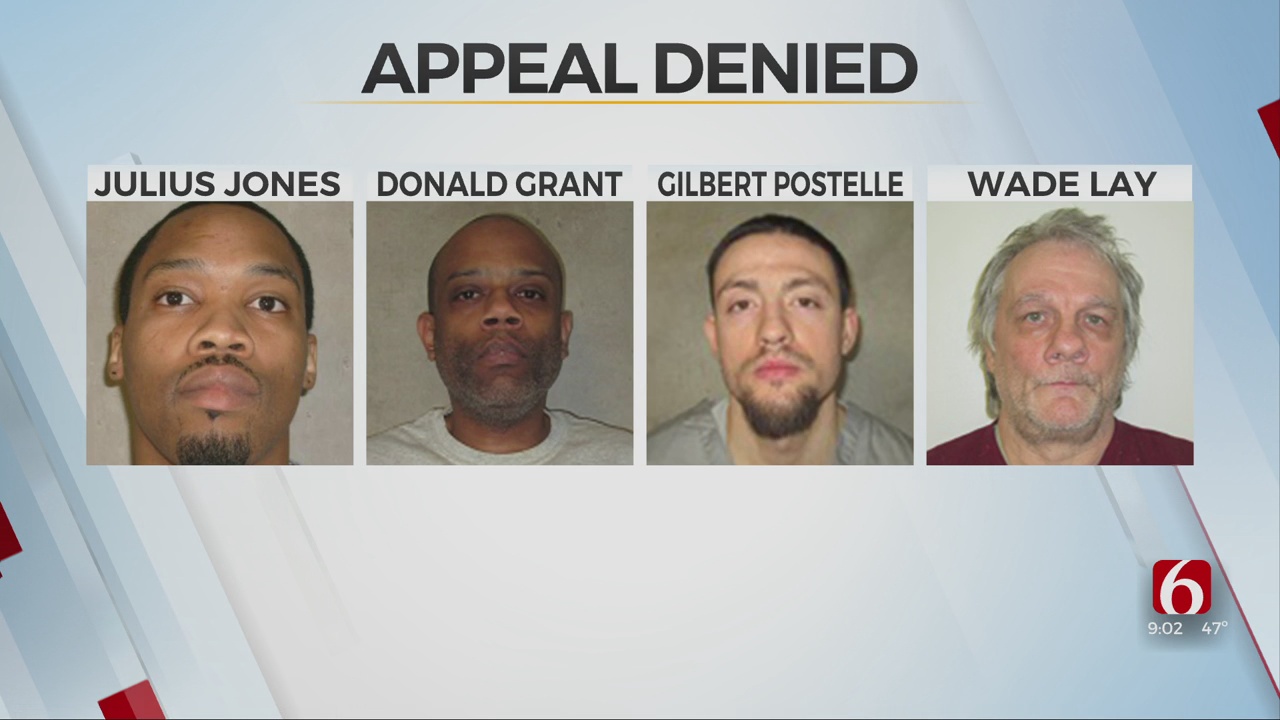 Federal Appeals Court Denies Appeal To Oklahoma Death Row Prisoners
