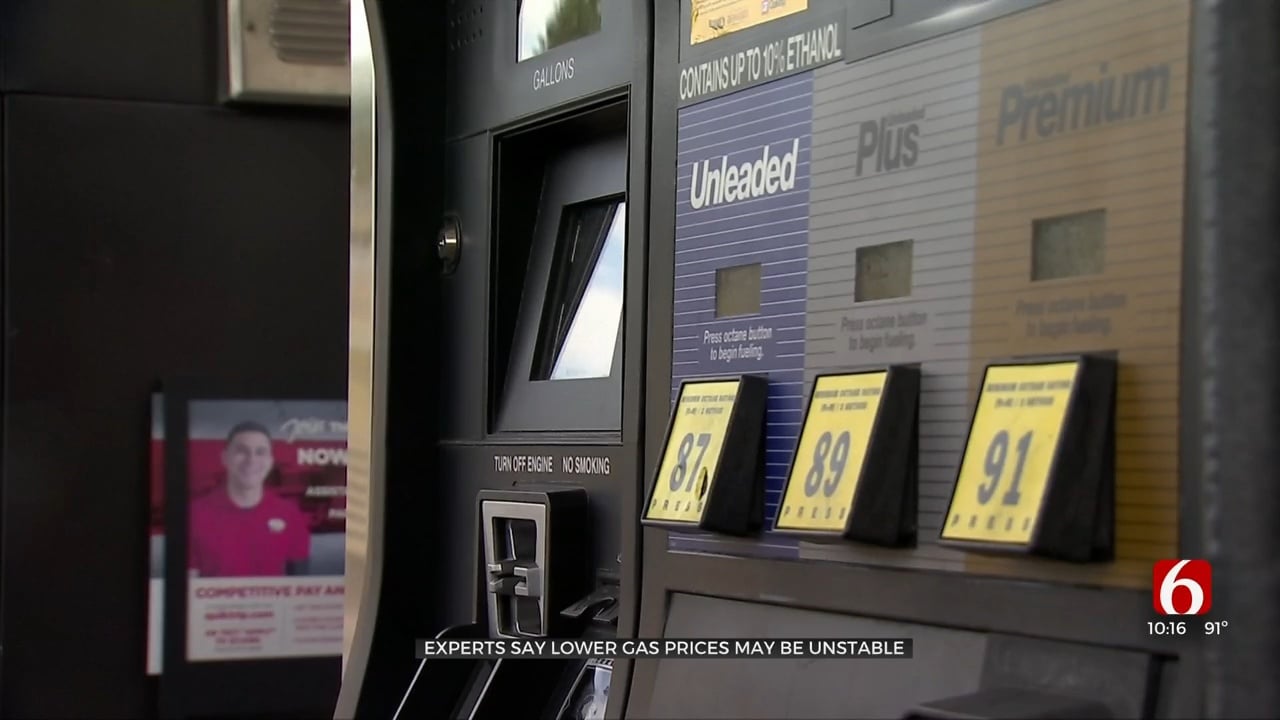 Experts Say Lower Gas Prices May Be Unstable 