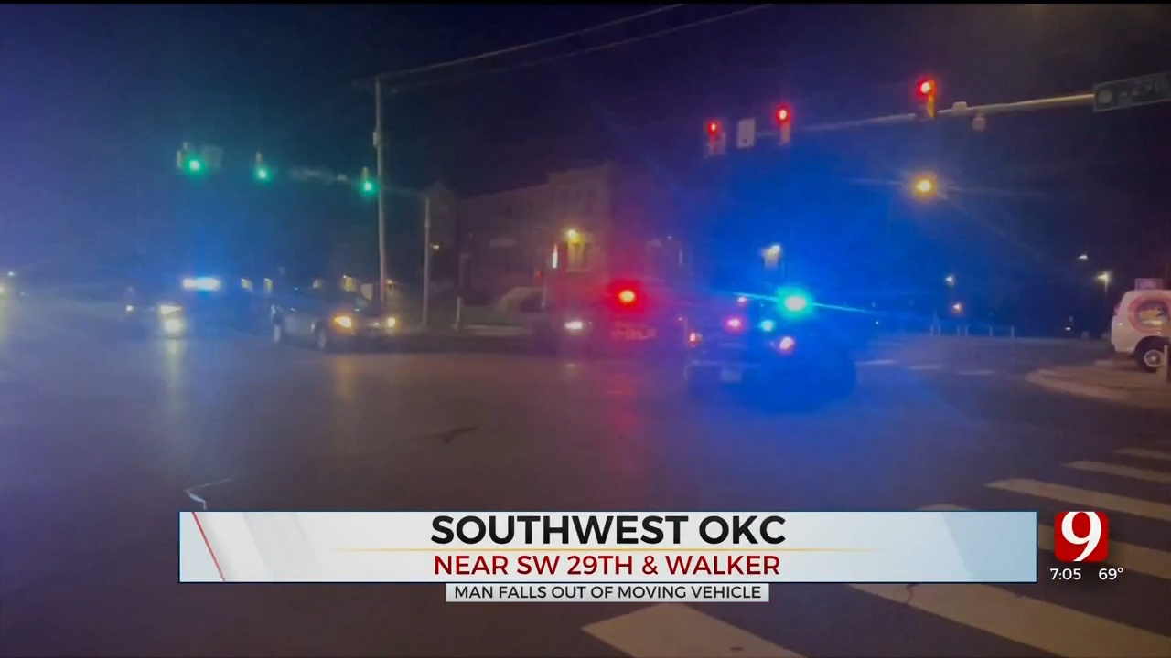 Man Hospitalized After Falling Out Of Moving Car In Oklahoma City