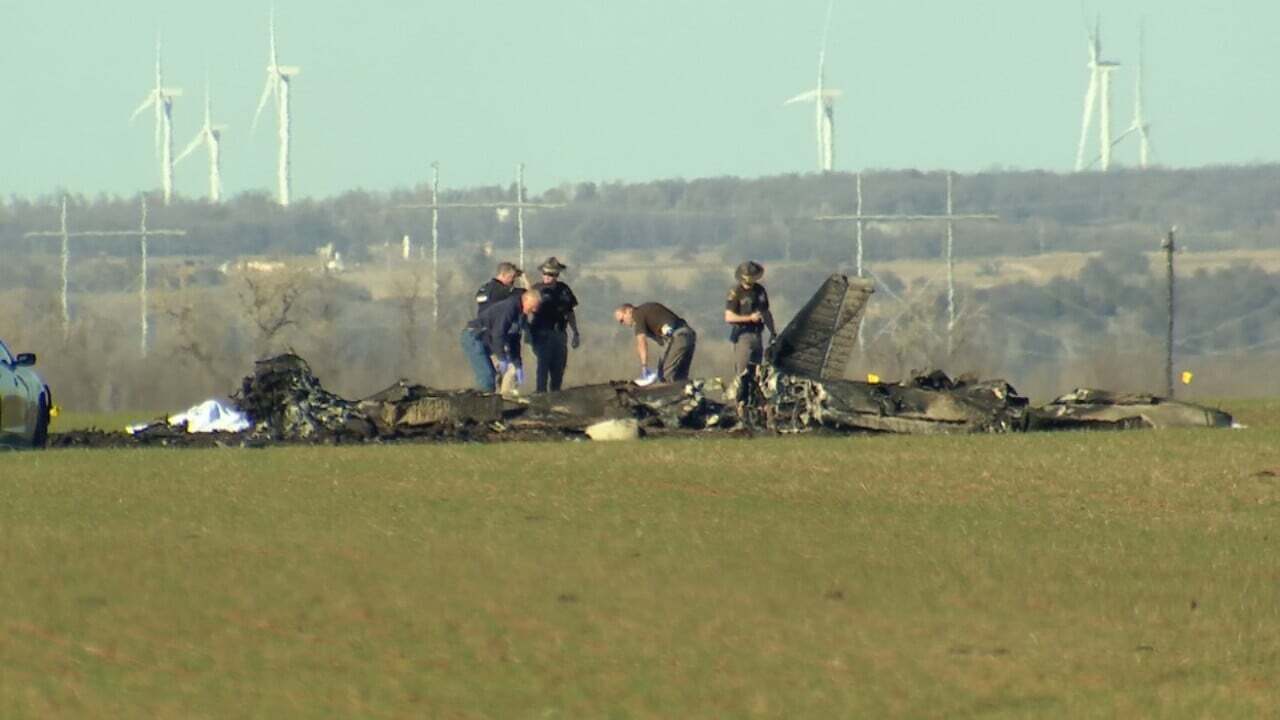 2 Killed After Plane Crash Near Kingfisher Just 30 Minutes After Takeoff