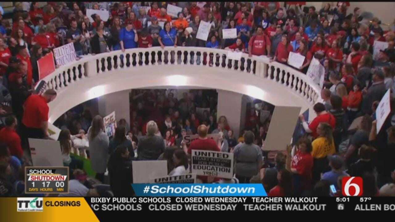Teachers Swarm Capitol For Day 2 Of Walkout