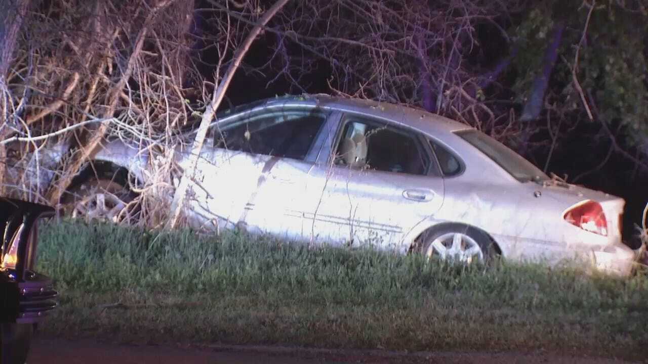 WEB EXTRA: Video From Scene Of Tulsa County DUI Crash