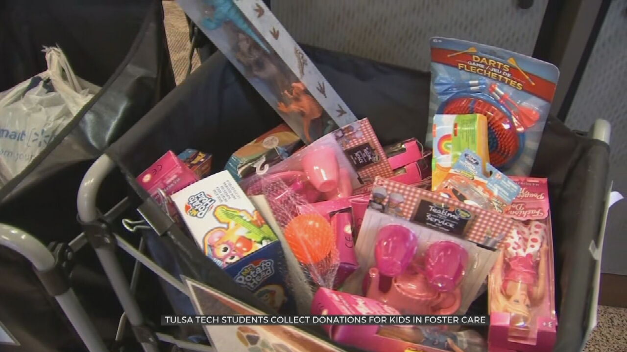 Tulsa Tech Students Collect Donations For Kids In Foster Care