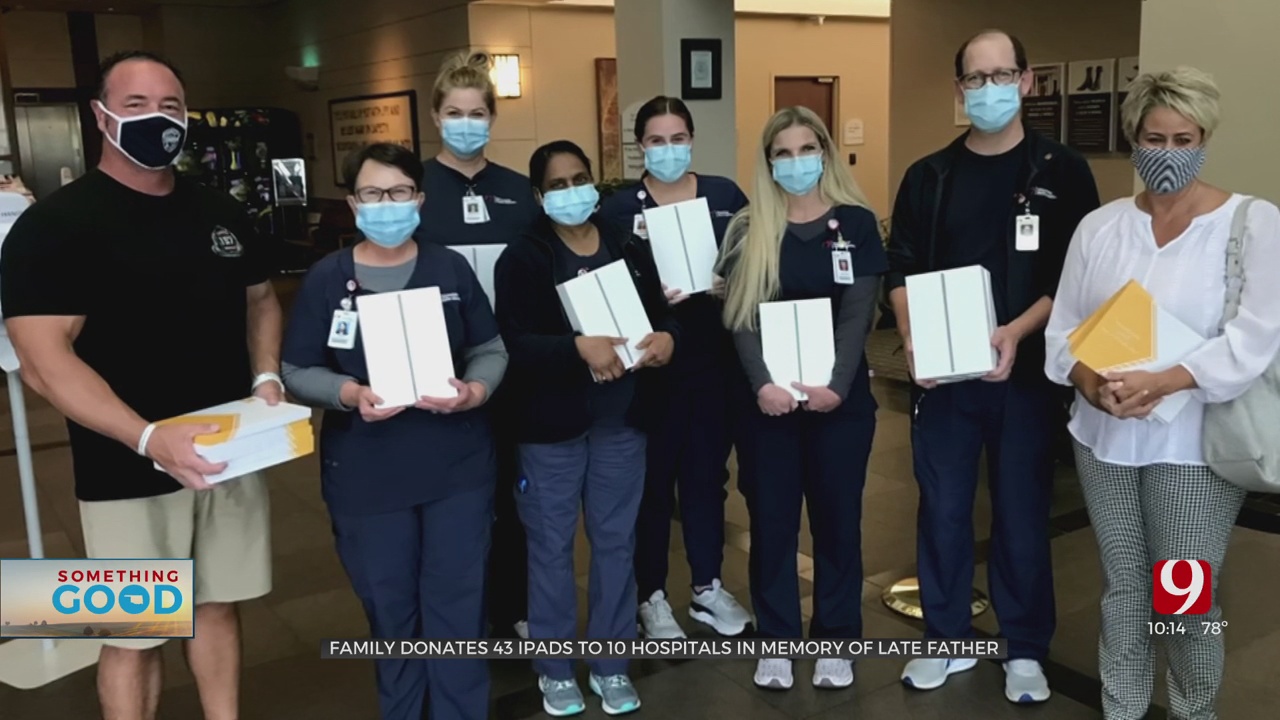 Family Donates 43 iPads To Hospitals To Help Patients Connect With Family 