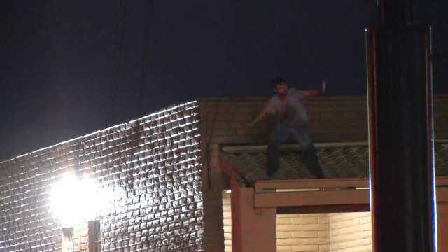 WEB EXTRA: Video From Scene Of Man On Roof Of Tulsa Motel