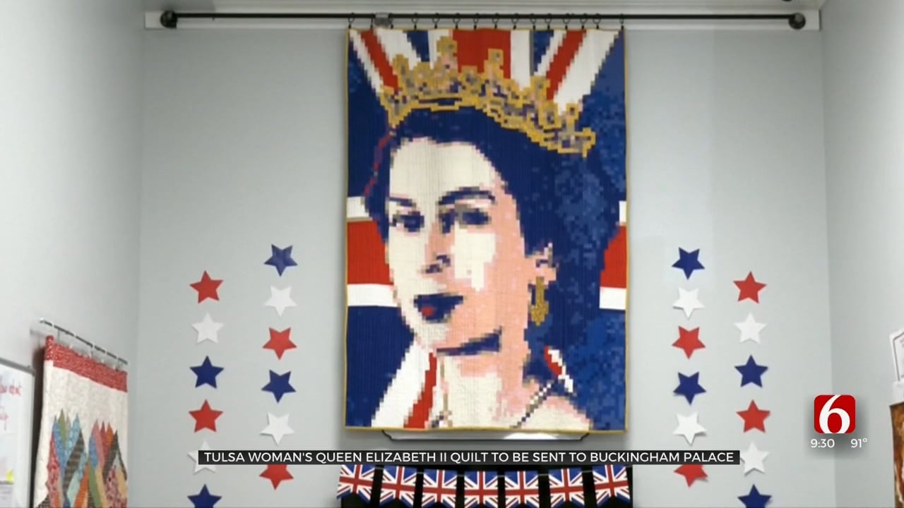 Tulsa Woman's Queen Elizabeth II Quilt To Be Sent To Buckingham Palace