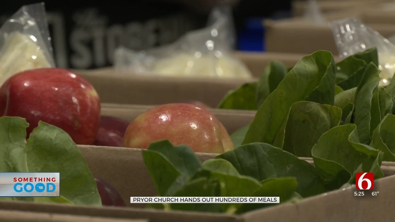 Local Church Gives Groceries To People In Need, Hands Out Hundreds Of Meals