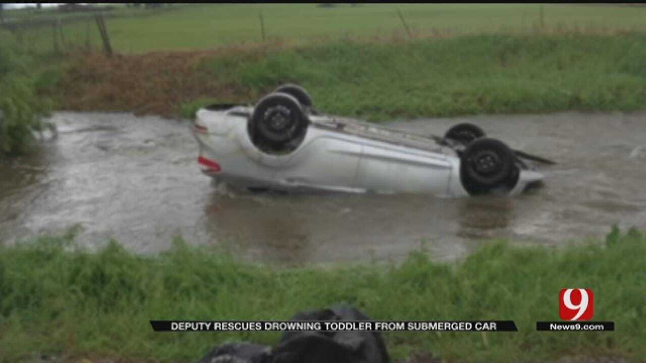 Deputy Rescues Family From Submerged Vehicle During Severe Storm
