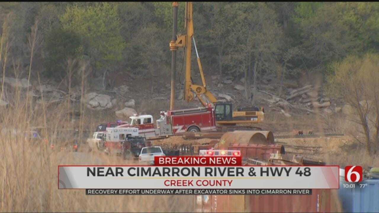 Recovery Effort Underway After Cimarron River Construction Accident