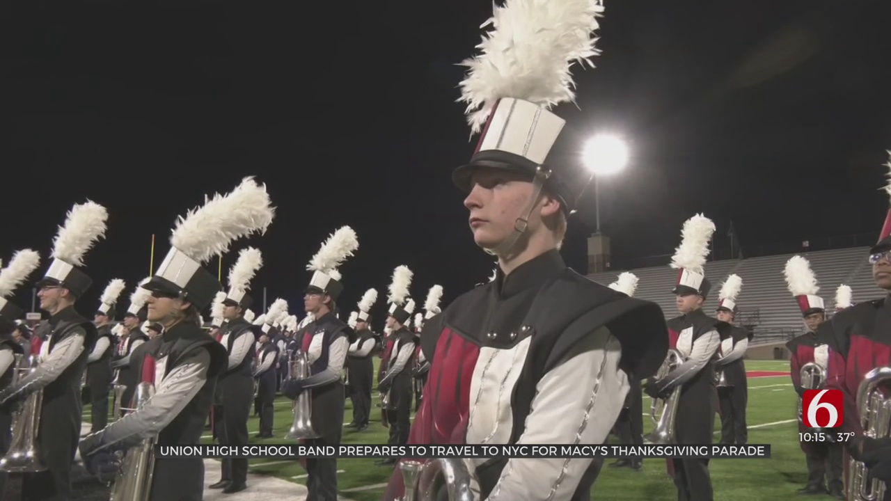 Union High School Band Prepares To Travel To NYC For Macy's Thanksgiving Parade