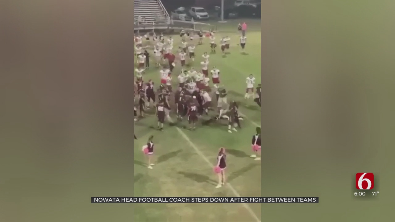 Nowata Head Football Coach Steps Down After Fight Breaks Out At Game Against Dewey 