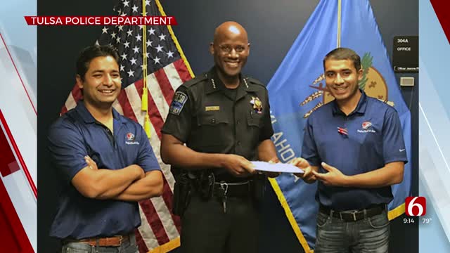 Local Convenience Store Presents Donation For TPD Officers Shot In Line Of Duty 