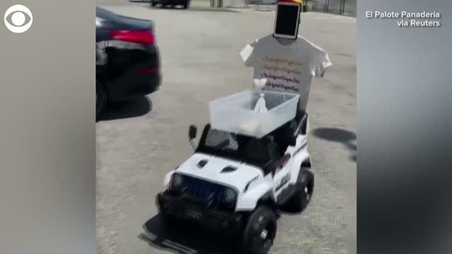 Watch: Restaurant Uses Delivery 'Robot' For Curbside Pickup