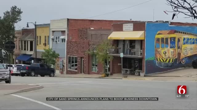 City Of Sand Springs Announcing Plan To Boost Downtown Business