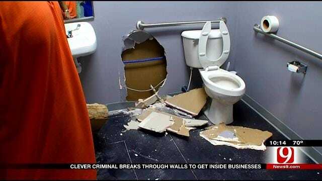 Resourceful Crook Breaks Through Walls To Get Inside OKC Business