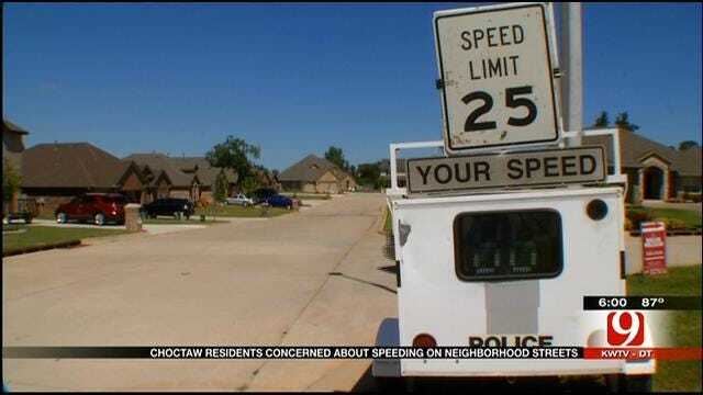 Residents In Choctaw Neighborhood Concerned Over Speeders
