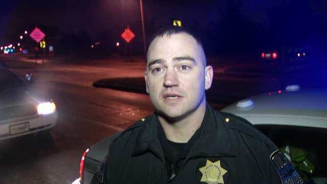 WEB EXTRA: Tulsa Police Cpl. Jacob Johnston Talks About Riverside Crash