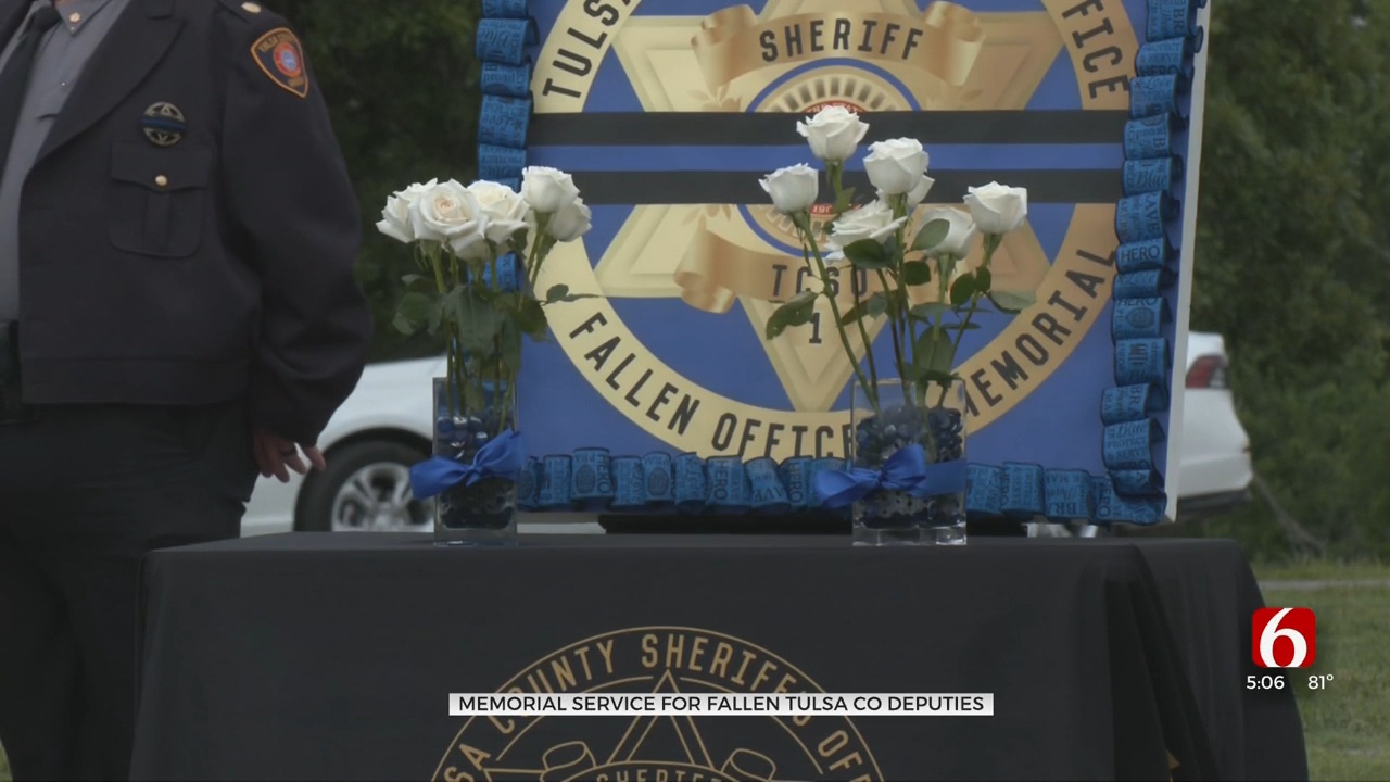 Annual Memorial Service For Fallen Deputies Held By Tulsa County Sheriff's Office