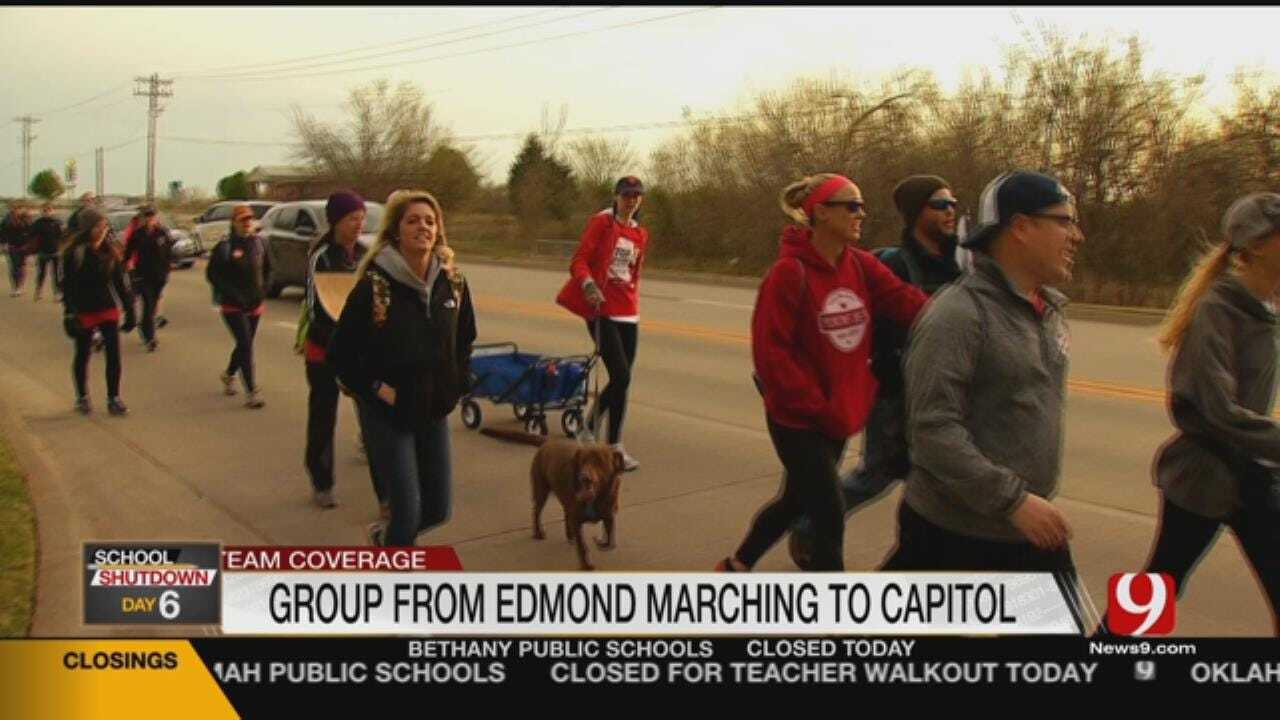 More Teachers March To State Capitol For Walkout
