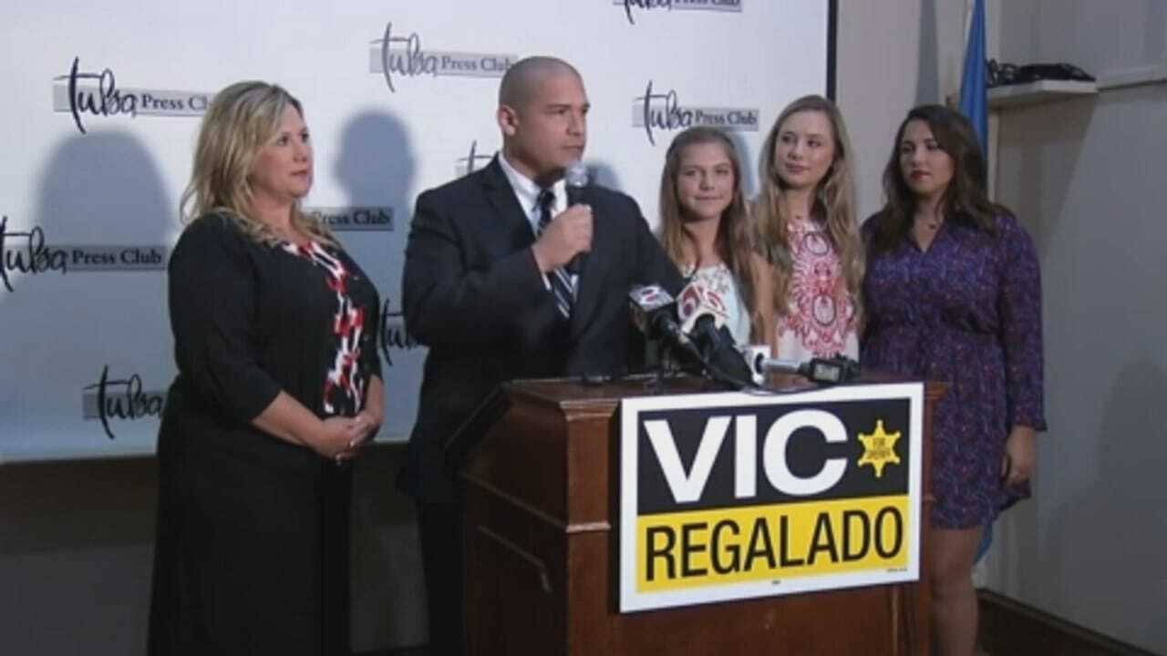 WEB EXTRA: Sheriff Regalado Speaks After Winning Republican Nomination