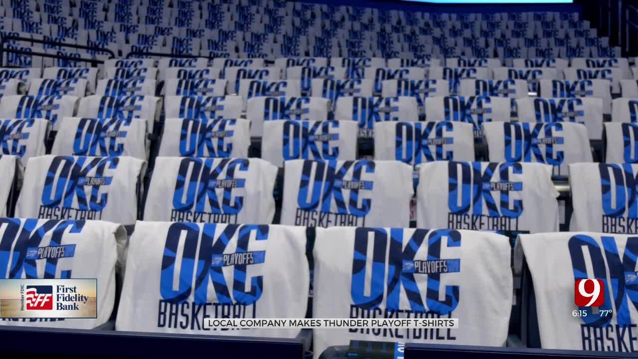 The Local Company Behind The Arena T-Shirts For The Thunder