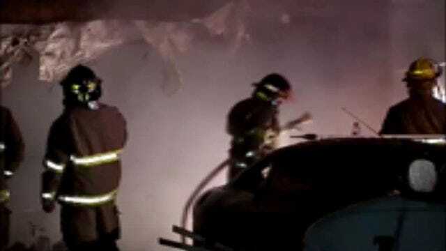WEB EXTRA: Video From Scene Of Coweta House Fire