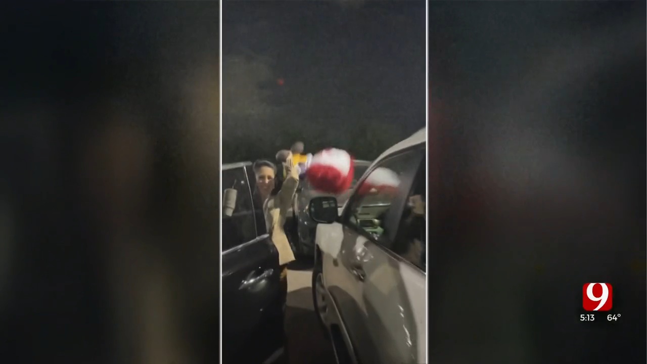 WATCH: News 9's Amanda Taylor Finds Clown Doll In Back Seat Of Car