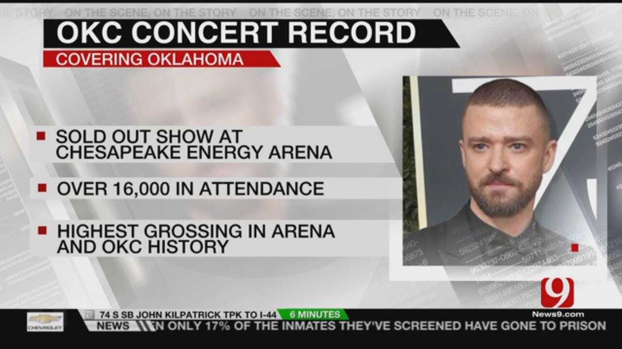 Justin Timberlake's 'Man Of The Woods' Tour Sets OKC Record
