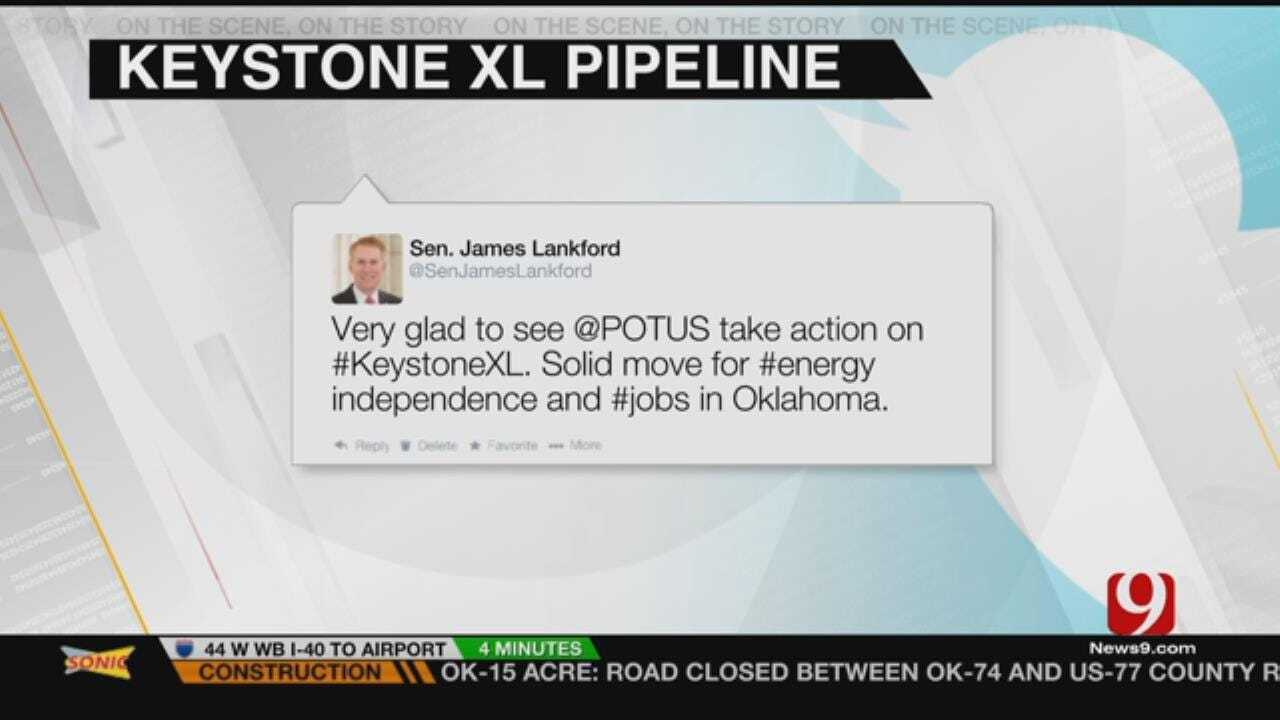 Sen. Lankford Believes Completion Of Keystone XL Pipeline Could Bring Jobs To Oklahoma