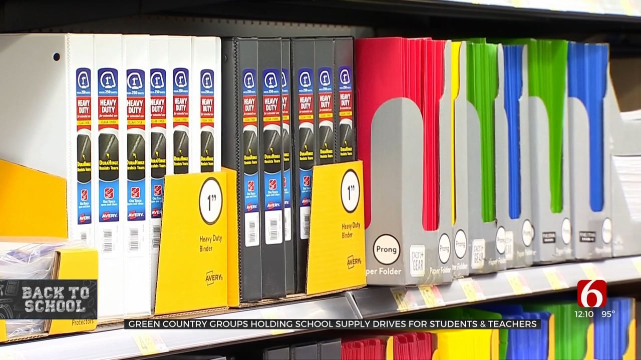 Green Country Businesses, Organizations Donate School Supplies To Students, Teachers