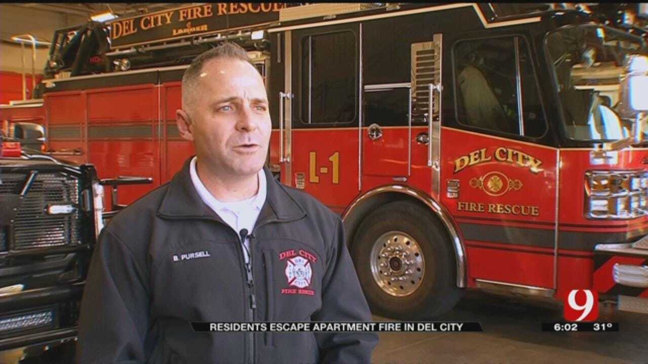 Del City Fire Department Says 2 Injured In 'Accidental' Apartment Fire