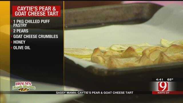 Caytie's Pear and Goat Cheese Tart