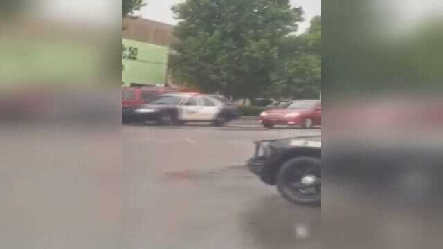 WEB EXTRA: Viewer Gets Caught In Police Chase At Penn Square Mall - Shot By Shyon Keoppel