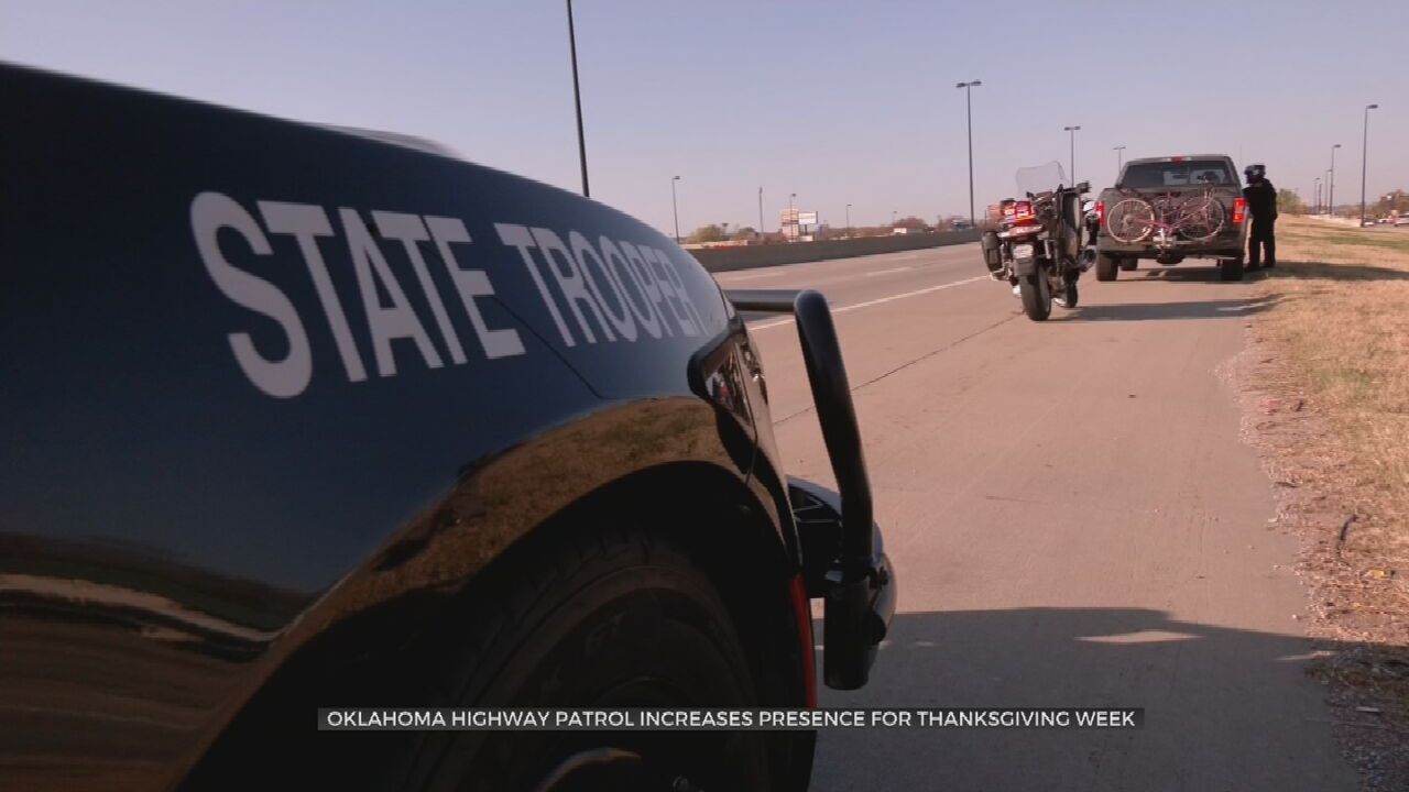 Oklahoma Highway Patrol Increasing Trooper Presence For Thanksgiving