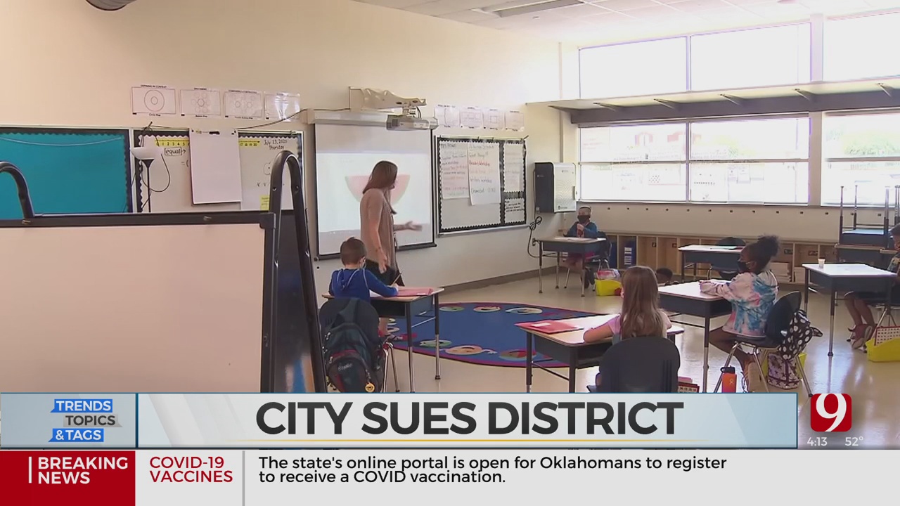 Trends, Topics & Tags: City Sues School District