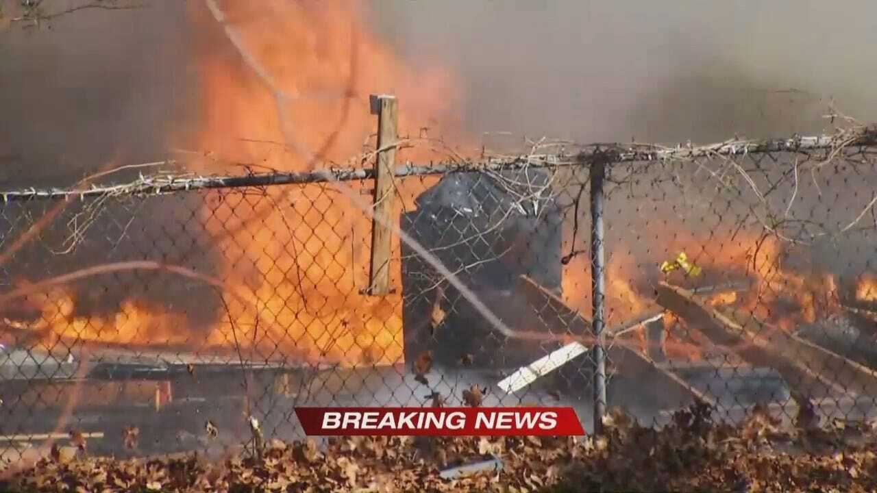 WEB EXTRA: Amy Slanchik On The Scene Of Explosion In Cherokee County