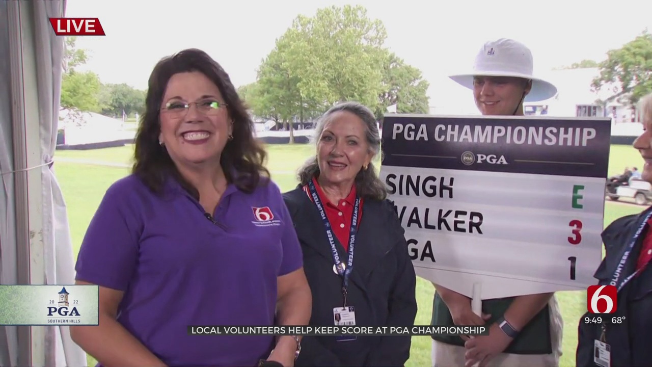 Local Volunteers Help Keep Score At PGA Championship