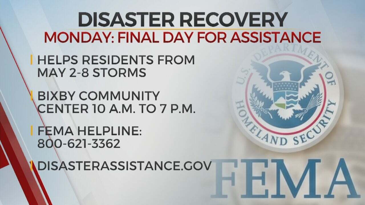 Last Day To Visit Disaster Recovery Center In Tulsa County