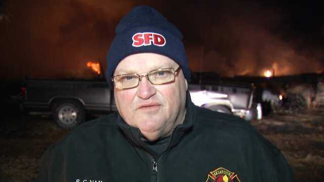 WEB EXTRA: Skiatook Fire Marshal Robert Nail Talks About Trailer Fire