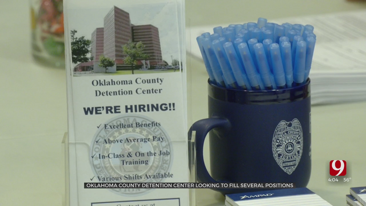 Oklahoma County Detention Center Holds Job Fair To Fill Several Positions