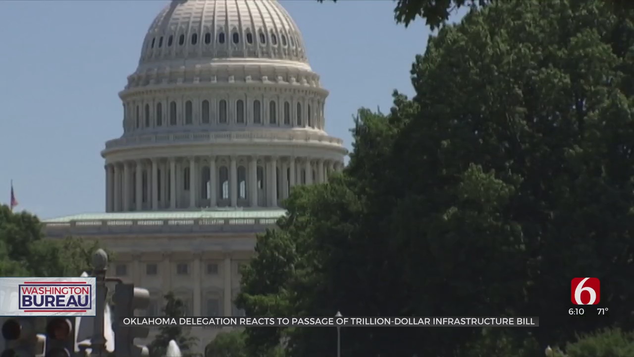 Oklahoma Delegation Reacts To Passage Of Trillion-Dollar Infrastructure Bill