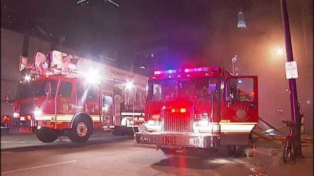 WEB EXTRA: Video From Scene Of Downtown Tulsa Building Fire