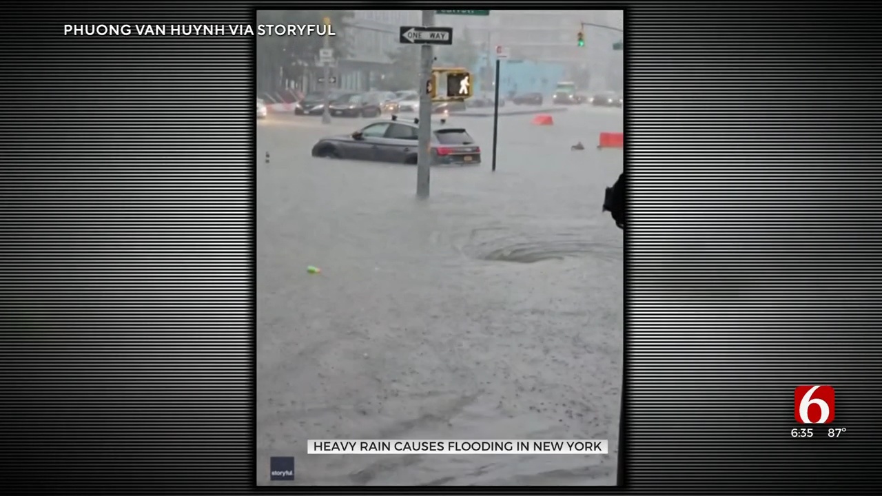 New York City Works To Dry Out After Heavy Rain, Flooding