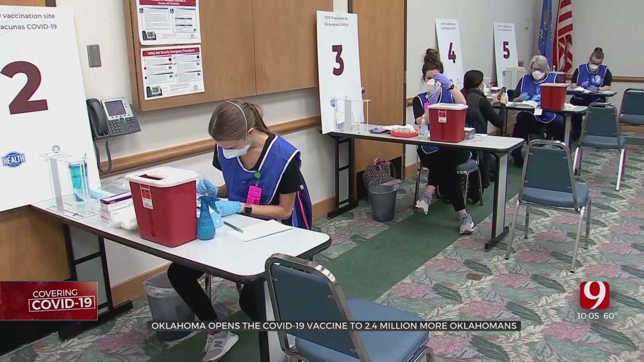 2.4 Million More Oklahomans Eligible For COVID Vaccine As State Moves Into Phase 3 