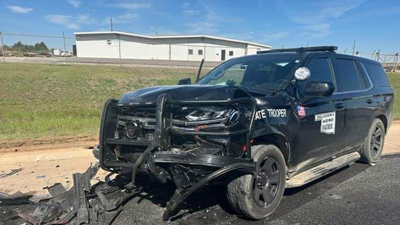 Driver Crashes Head-On With OHP Trooper Near Stillwater